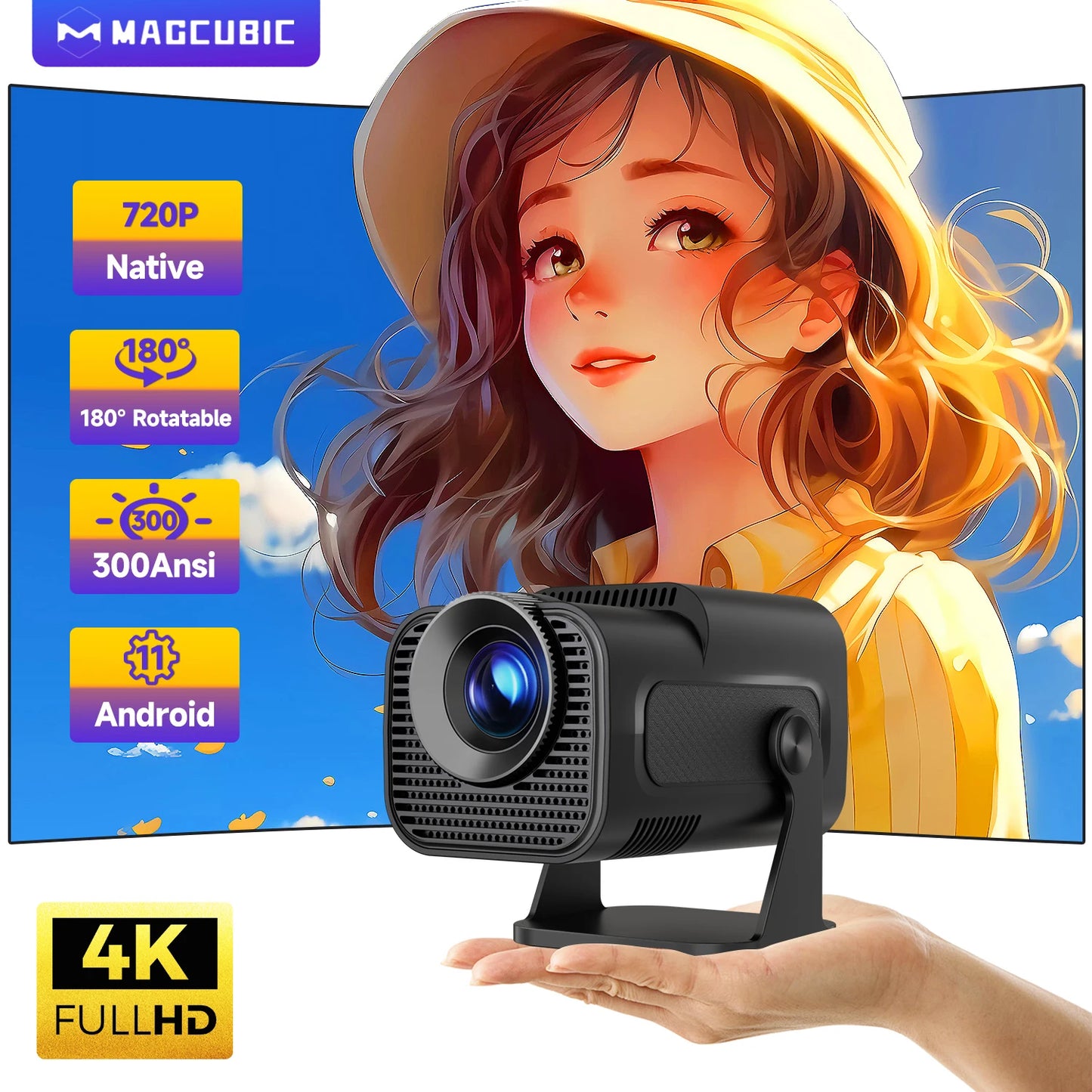 Magcubic Android 4K Projector