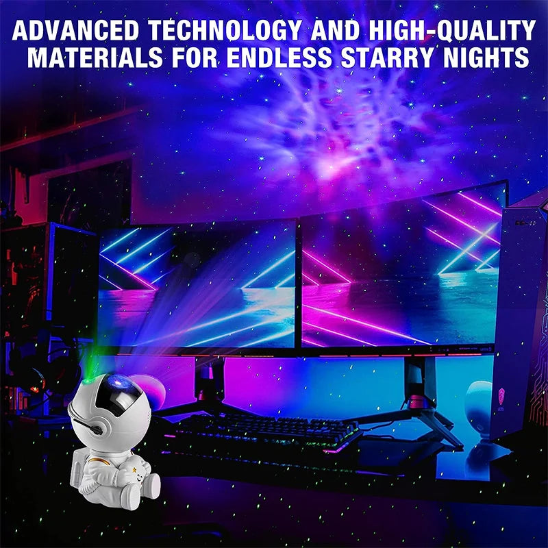 Galaxy Star Astronaut Projector LED Night