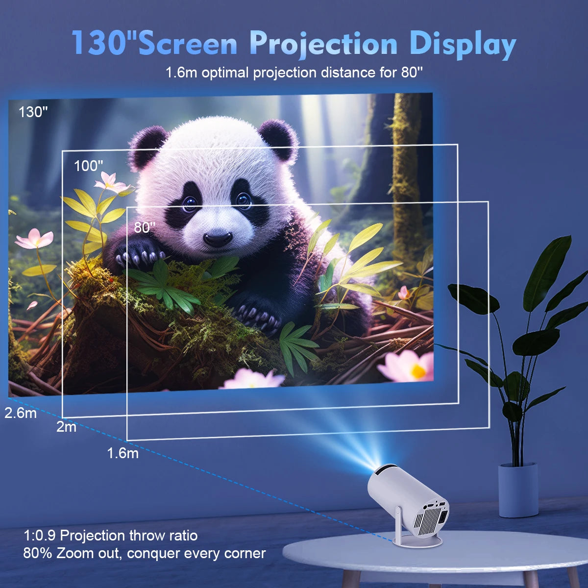 Magcubic 4K Wifi6 Projector Android 11