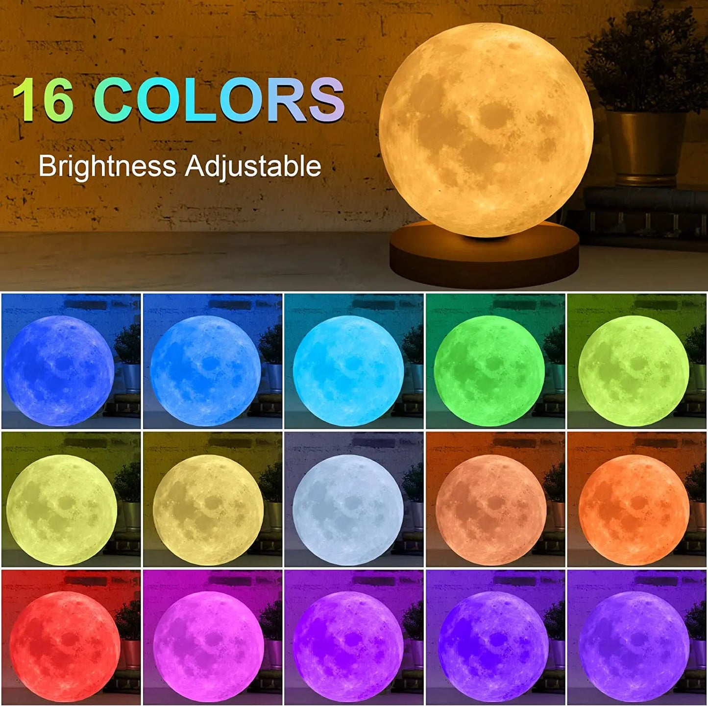 3D Led Moon Night Lamp 360°