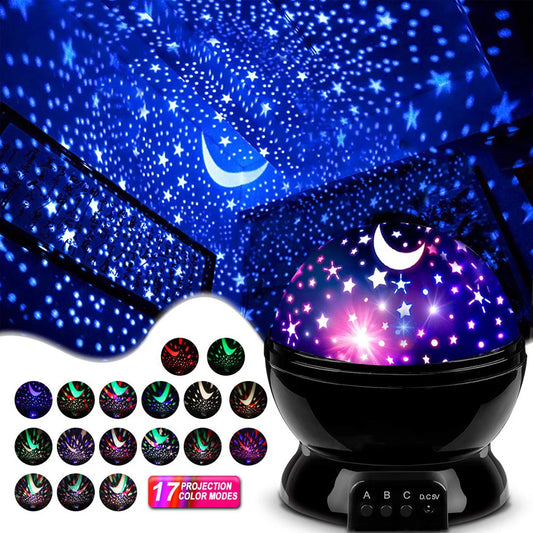 Star Projector Night Light Lamp