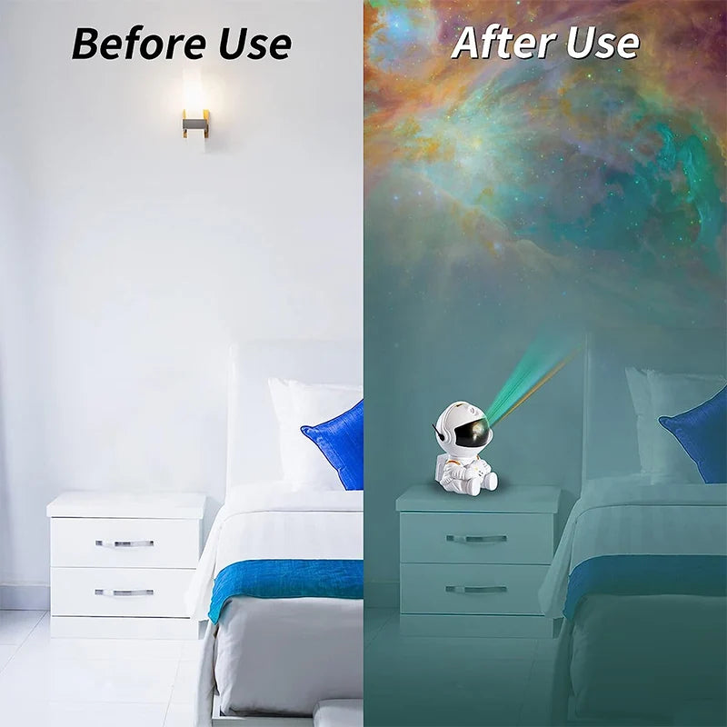 Galaxy Star Astronaut Projector LED Night